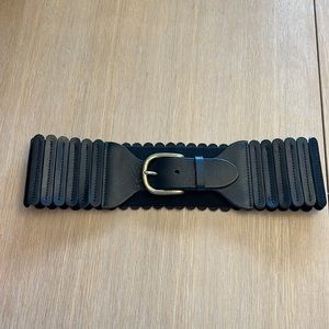 Anthropologie tabitha tall belt, size small, black, retails for $70.